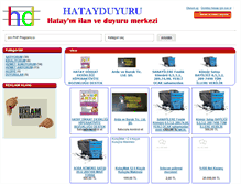 Tablet Screenshot of hatayduyuru.com